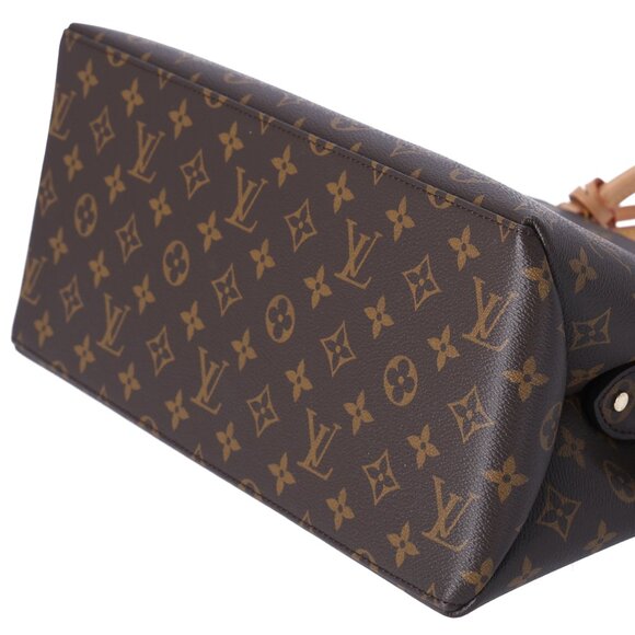 Louis Vuitton Grand Palais MM Monogram Handbag M45898 Brown Canvas - Picture 6 of 9
